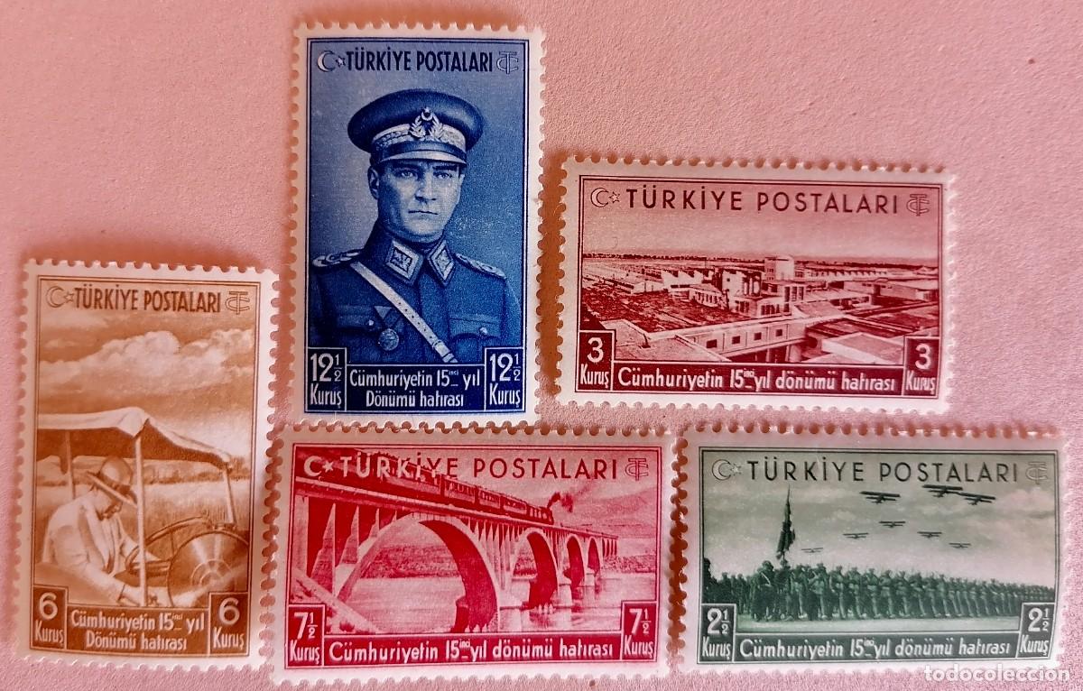 Sellos: TURQUIA 1938. - ANIVERSARIO . - Foto 1