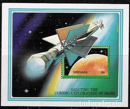 Sellos: GRENADA 1991 SHEET MNH ESPACIO ESPACE SPACE EXPLORACION DE MARTE MARS EXPLORATION - Foto 1