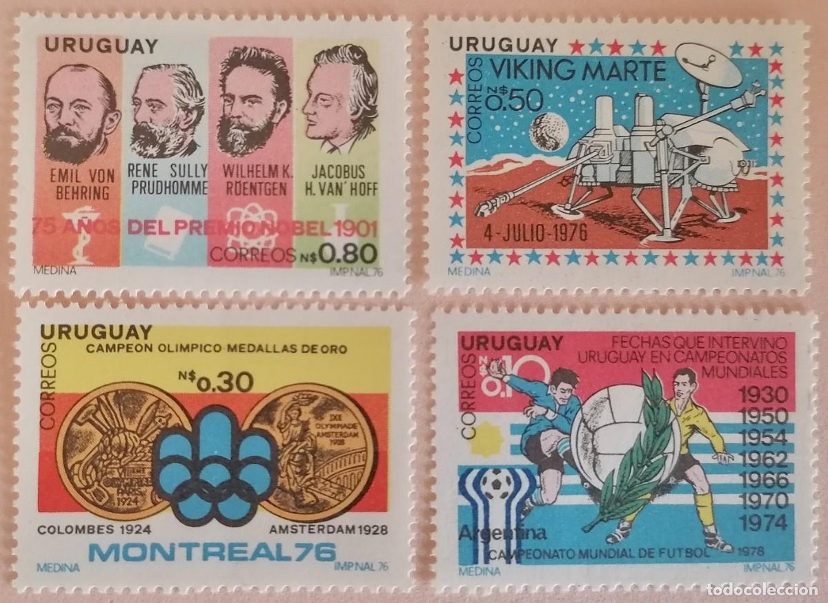 Sellos: URUGUAY 1976 - ACONTECIMIENTOS ANUALES . - Foto 1