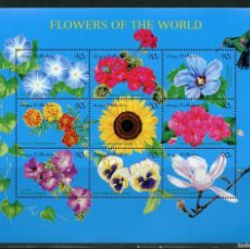 Sellos: ANTIGUA BARBUDA 1999 SHEET MNH FLORES FLOWERS FLEURS FIORI BLUMEN. Lote 401468304