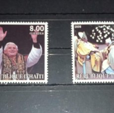 Sellos: HAITI 2005 SERIE 2 STAMPS MNH PAPA BENEDICTO POPE BENEDICT PAPA JUAN PABLO II POPE JOHN PAUL PAPE. Lote 401579954