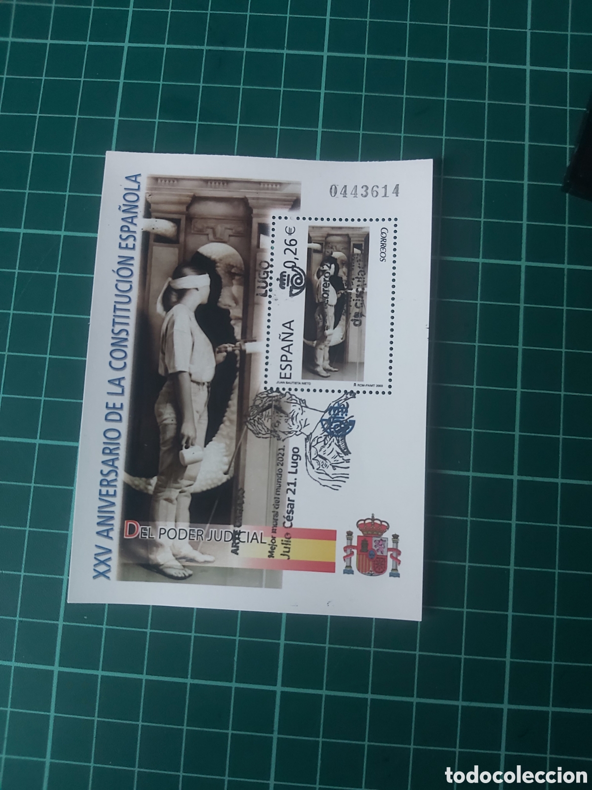 Sellos: 2003 Espa&ntilde;a aniversario de la Constituci&oacute;n espa&ntilde;ola 2003 del poder judicial - Foto 1