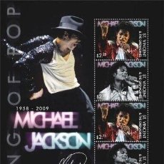 Sellos: ST. VINCENT GRENADINES 2009 SHEET MNH MICHAEL JACKSON SINGERS MUSIC CANTANTES MUSICA. Lote 403179959