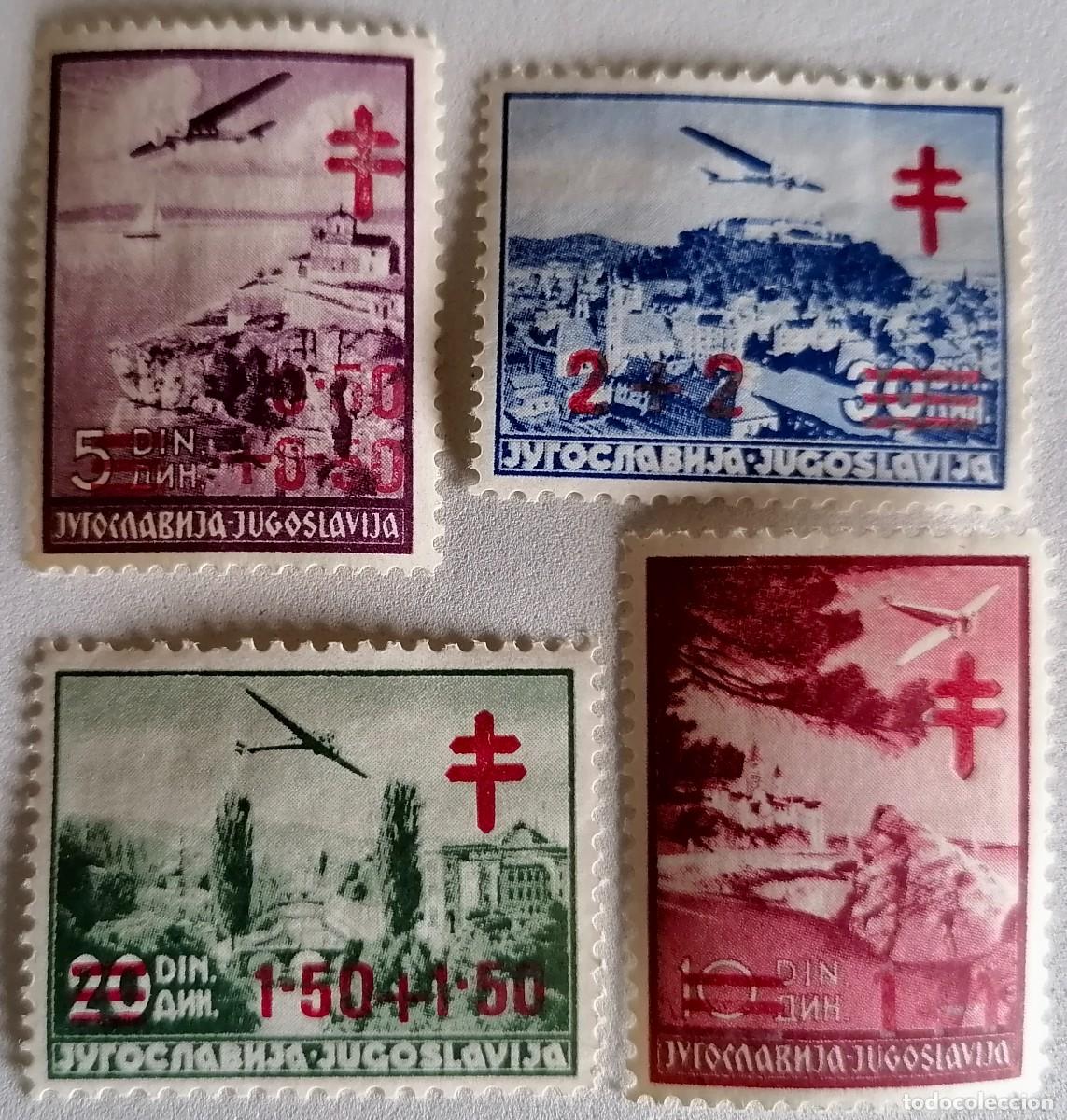 Sellos: YUGOSLAVIA 1940 - CONTRA LA TUBERCULOSIS . - Foto 1