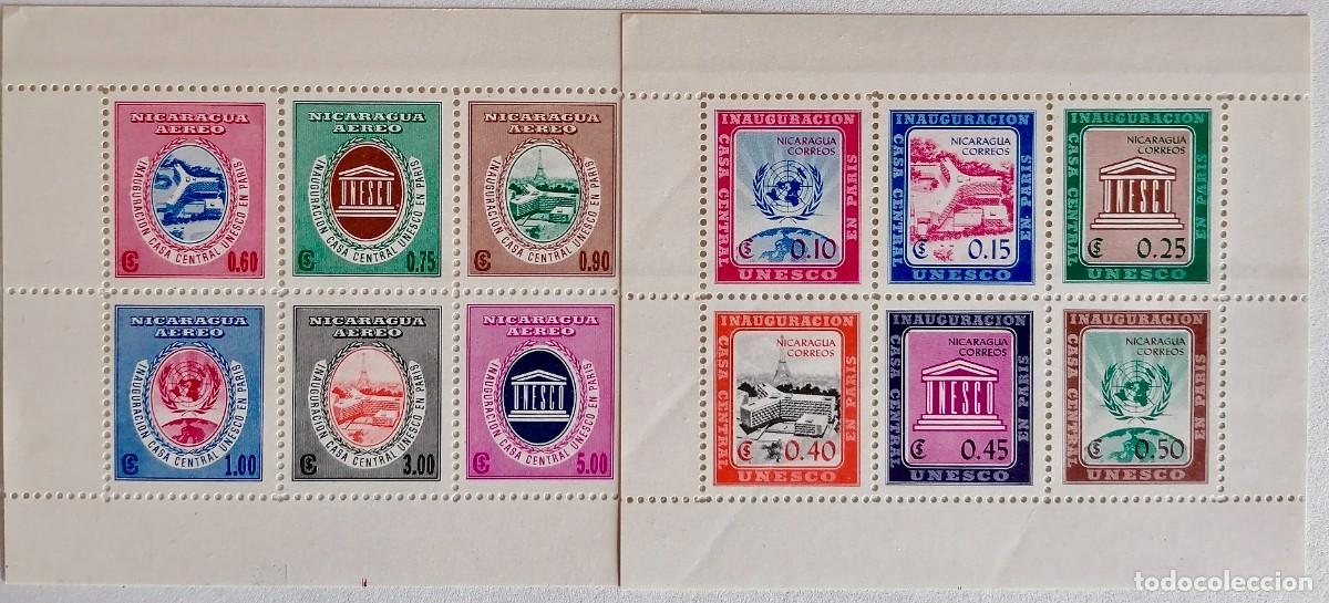 Sellos: NICARAGUA 1958 - HB UNESCO . - Foto 1