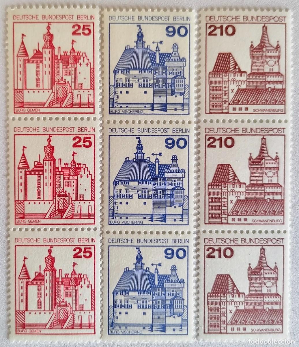 Sellos: ALEMANIA 1978 - CASTILLOS . INCOMPLETA - Foto 1