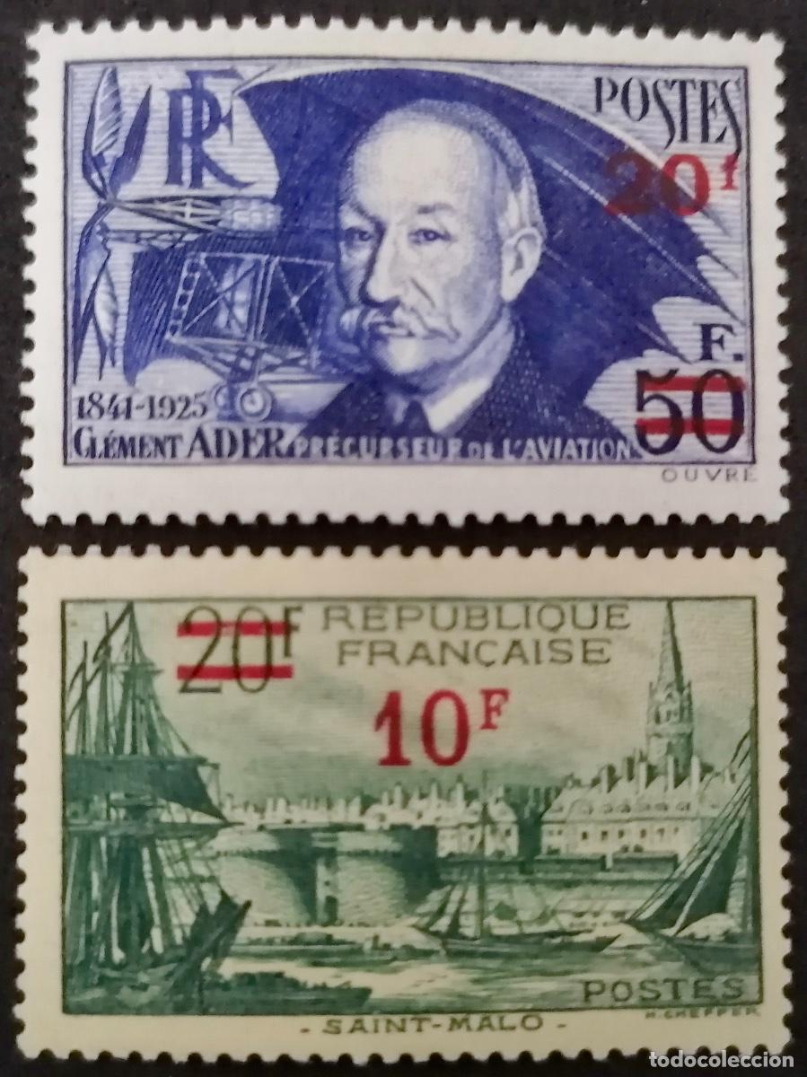 Sellos: FRANCIA 1940 - CL&Eacute;MENT ADER . - Foto 1
