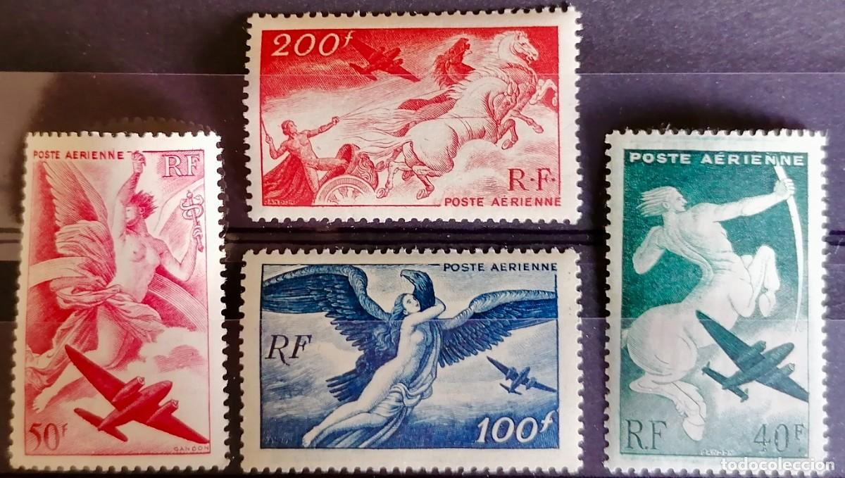 Sellos: FRANCIA 1946 - CORREO A&Eacute;REO . - Foto 1
