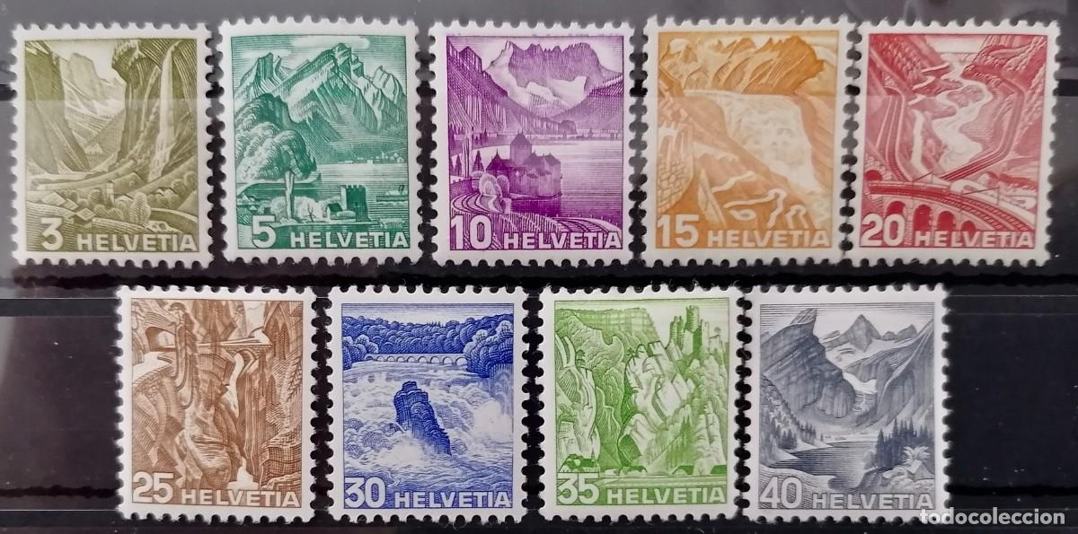 Sellos: SUIZA 1936 - PAISAJES . - Foto 1