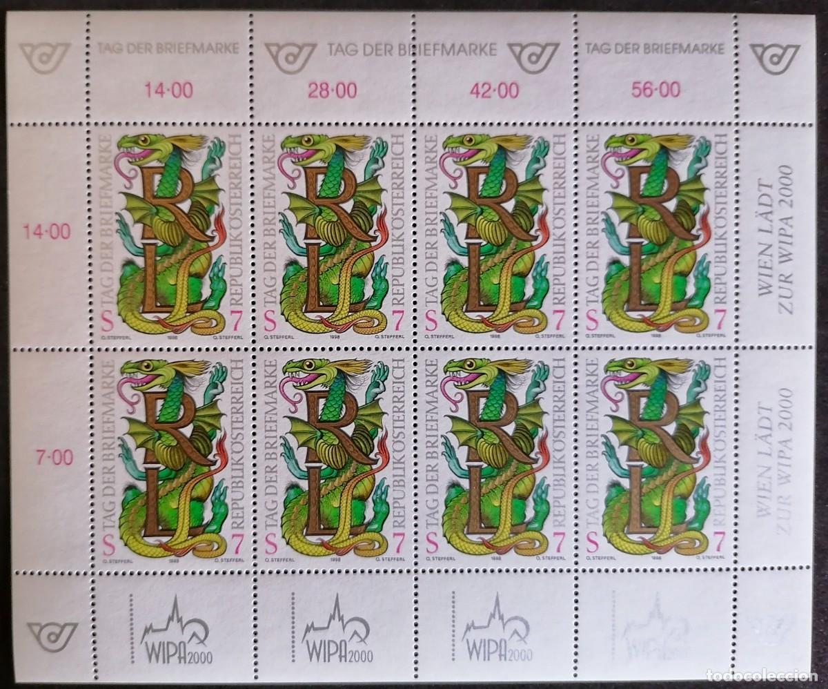 Sellos: AUSTRIA 1998 - HB D&Iacute;A DEL SELLO . - Foto 1