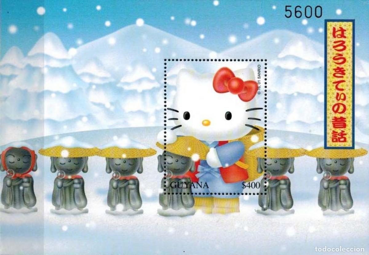 Sellos: GUYANA 2001 SHEET MNH HELLO KITTY ANIMACION ANIMATION - Foto 1