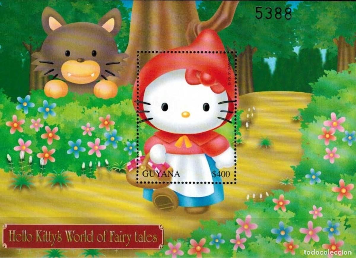 Sellos: GUYANA 2001 SHEET MNH HELLO KITTY ANIMACION ANIMATION - Foto 1