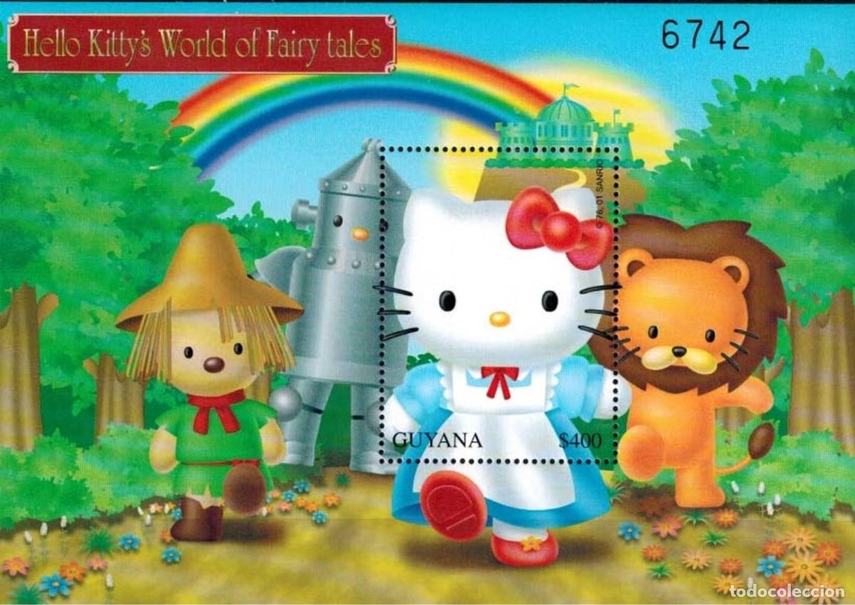 Sellos: GUYANA 2001 SHEET MNH HELLO KITTY ANIMACION ANIMATION - Foto 1
