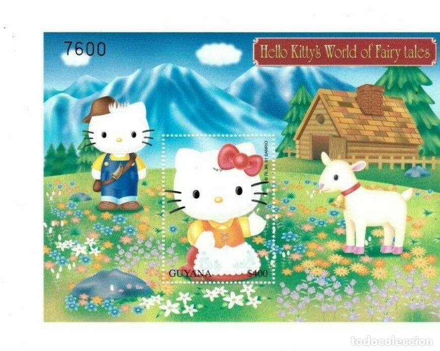 Sellos: GUYANA 2001 SHEET MNH HELLO KITTY ANIMACION ANIMATION - Foto 1