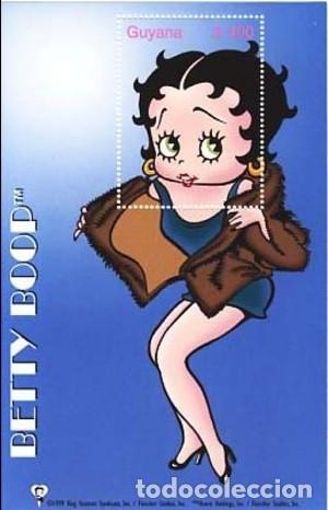 Sellos: GUYANA 2000 SHEET MNH BETTY BOOP - Foto 1
