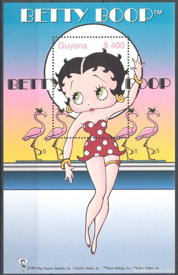 Sellos: GUYANA 2000 SHEET MNH BETTY BOOP - Foto 1