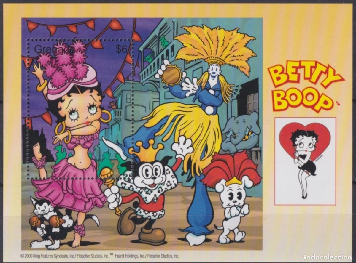 Sellos: GRENADA 2000 SHEET MNH BETTY BOOP - Foto 1