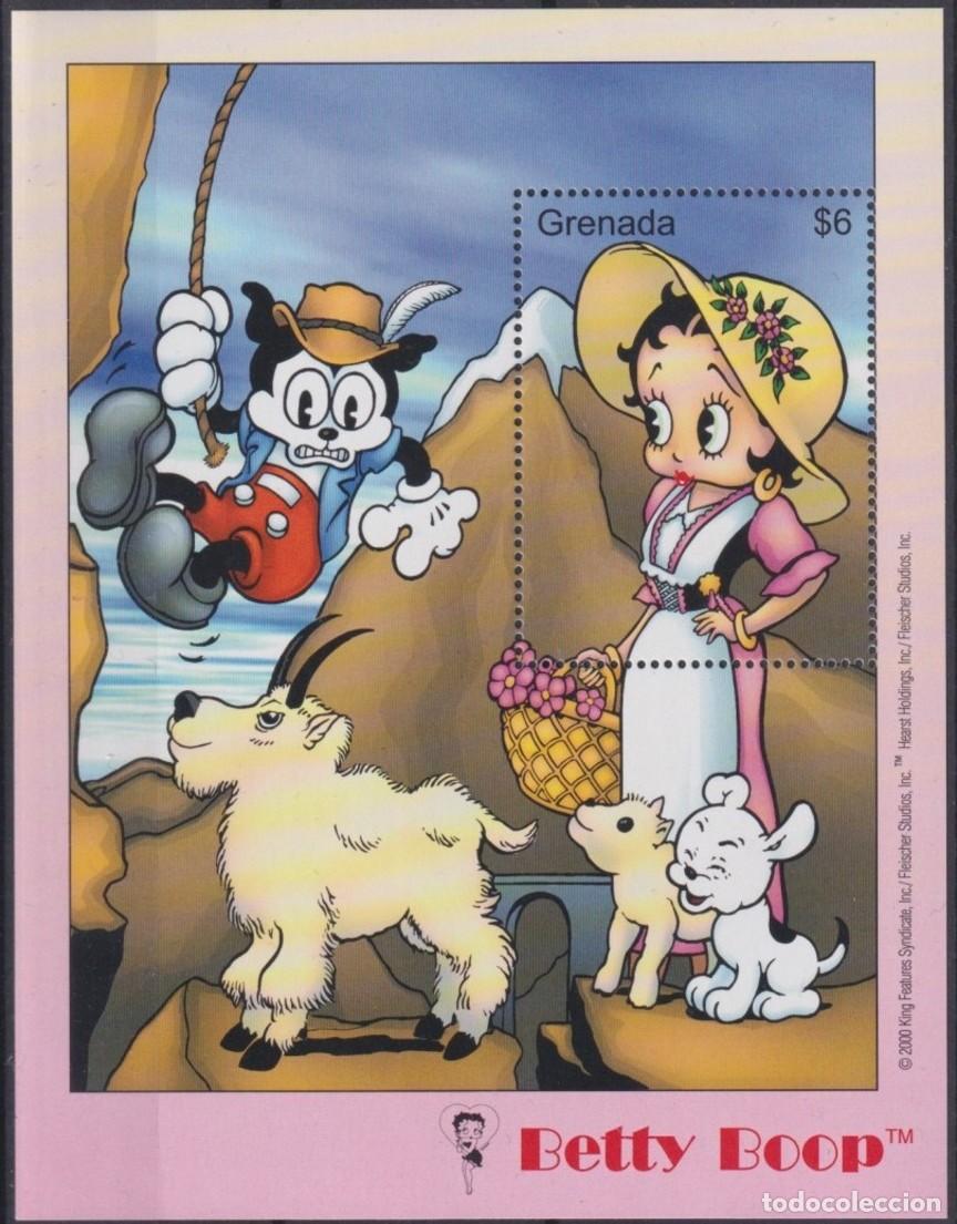 Sellos: GRENADA 2000 SHEET MNH BETTY BOOP - Foto 1