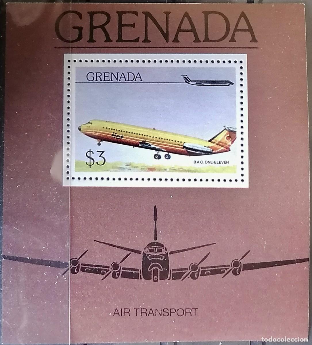 Sellos: GRANADA 1976 - HB AVIACI&Oacute;N . - Foto 1