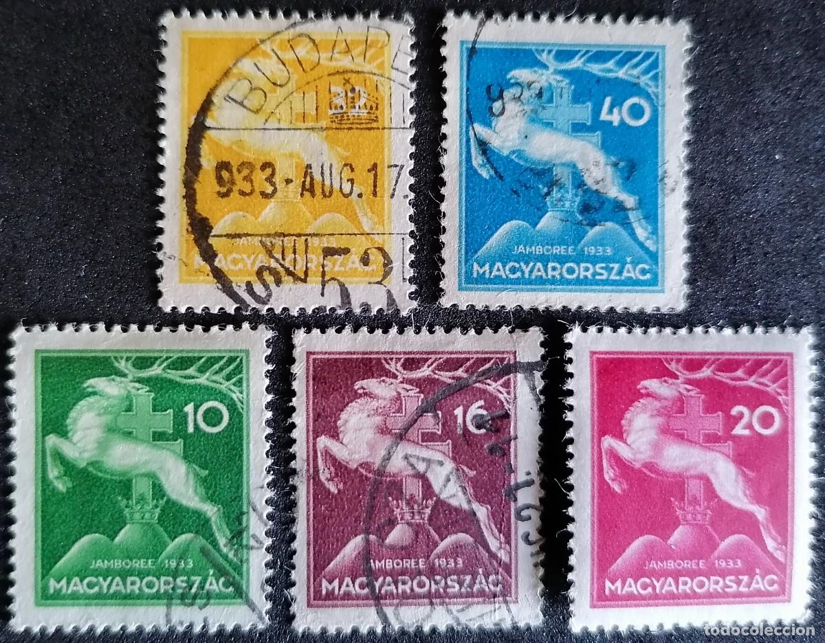 Sellos: HUNGRIA 1933 - CIERVO .- - Foto 1