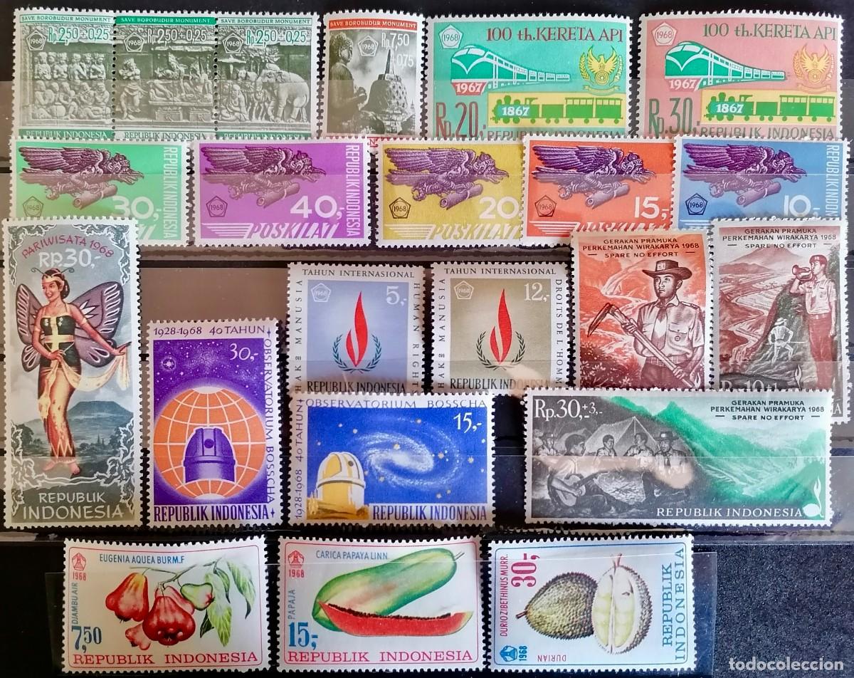 Sellos: INDONESIA 1968 - SERIES . - Foto 1