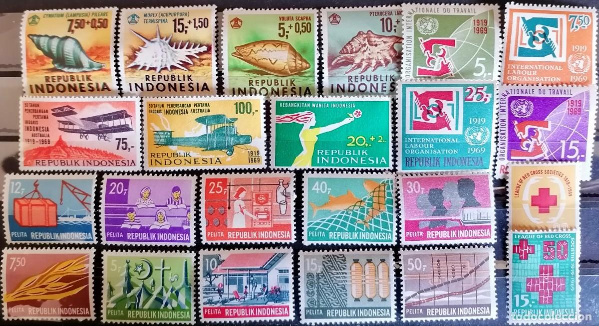 Sellos: INDONESIA 1969 - SERIES . - Foto 1