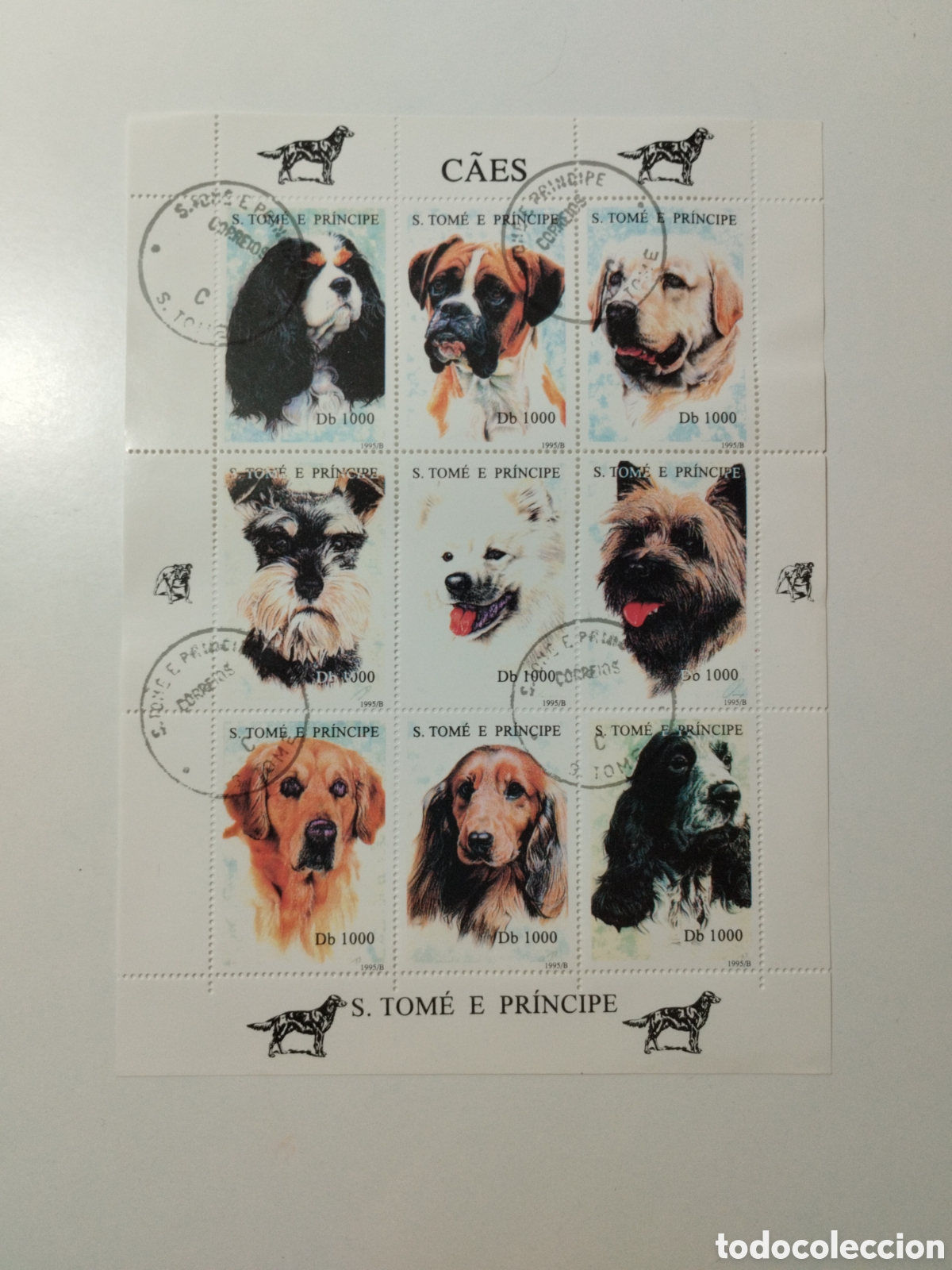 Sellos: MH 9 valores tem&agrave;tic perros - Foto 1