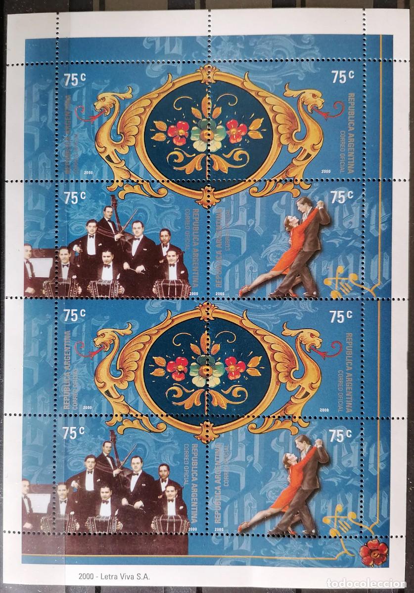 Sellos: ARGENTINA 2000 - HB EL TANGO . - Foto 1