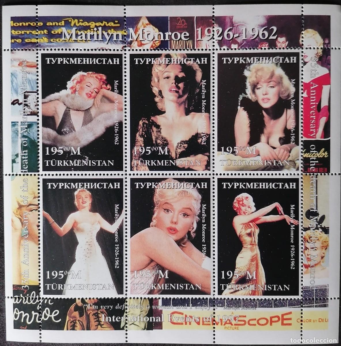 Sellos: TURKMENISTAN 1998 - HB MARILYN . - Foto 1
