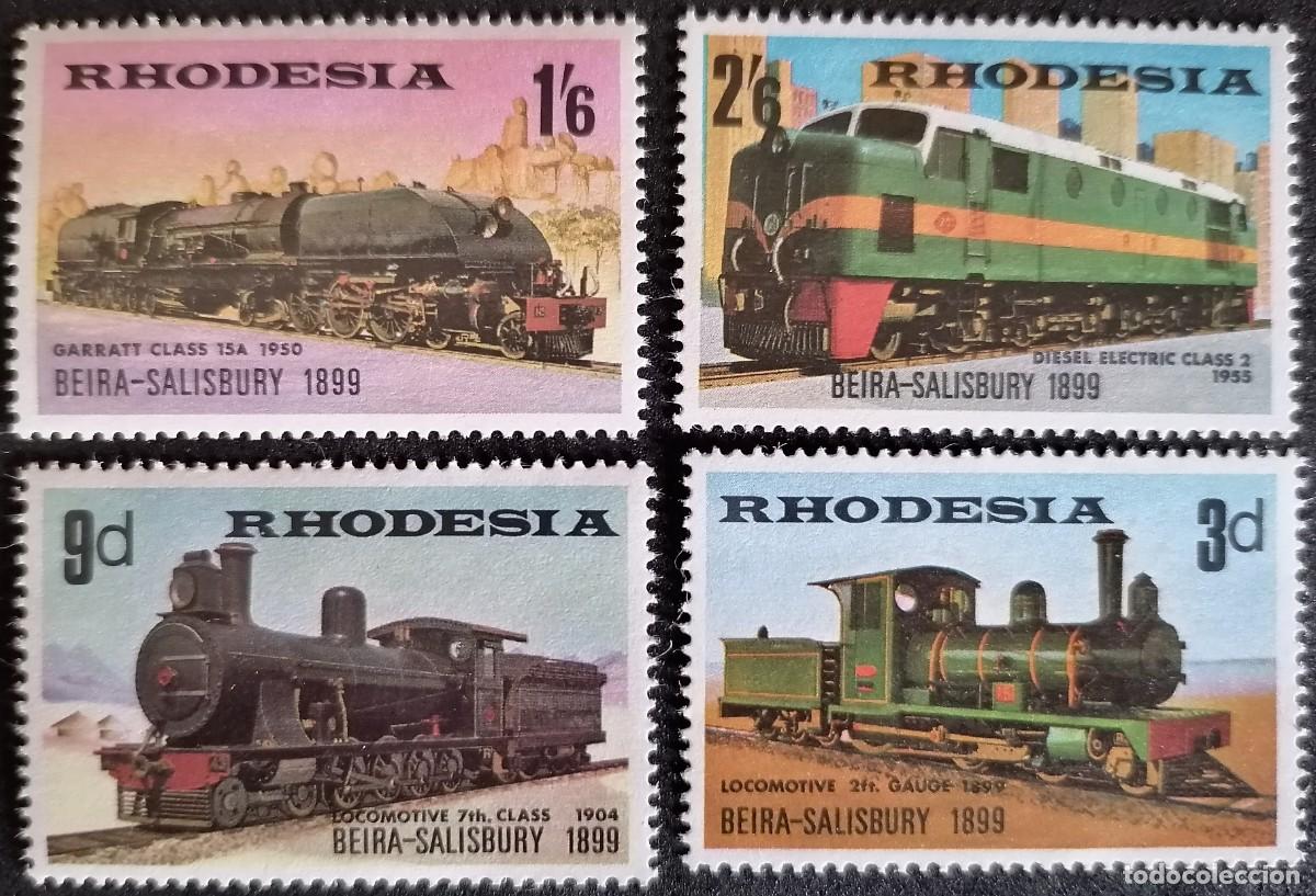 Sellos: RODESIA 1969 - TRENES . - Foto 1
