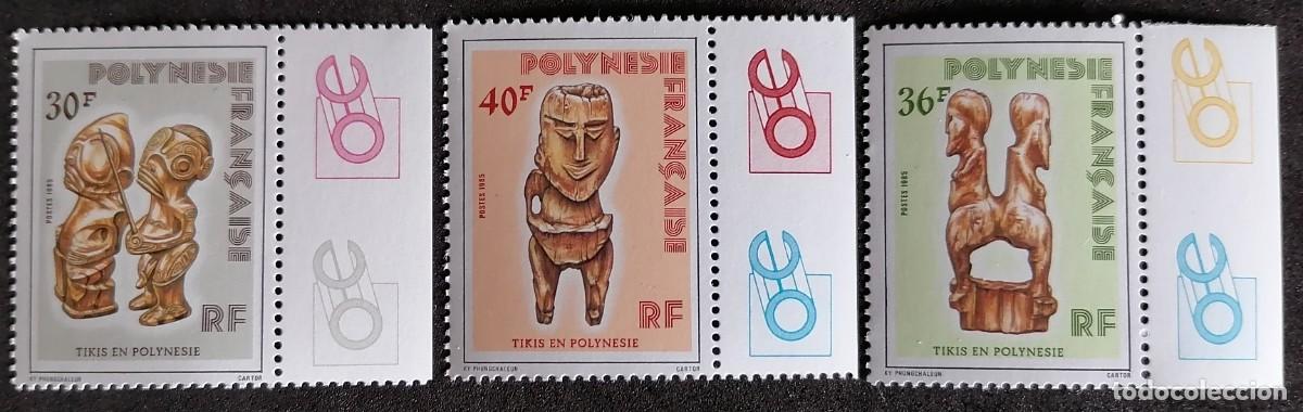 Sellos: POLINESIA 1985 - TIKIS . - Foto 1
