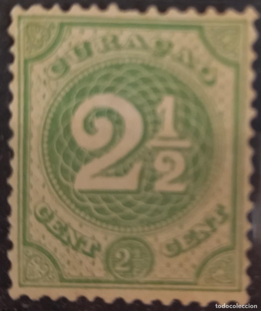 Stamps: CURACAO HOLANDES 1889 -1891 Cifras. USADO - USED.