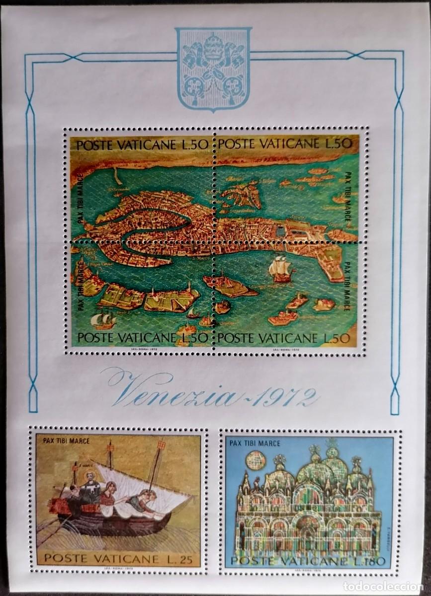 Sellos: VATICANO 1972 - HB VENECIA . - Foto 1