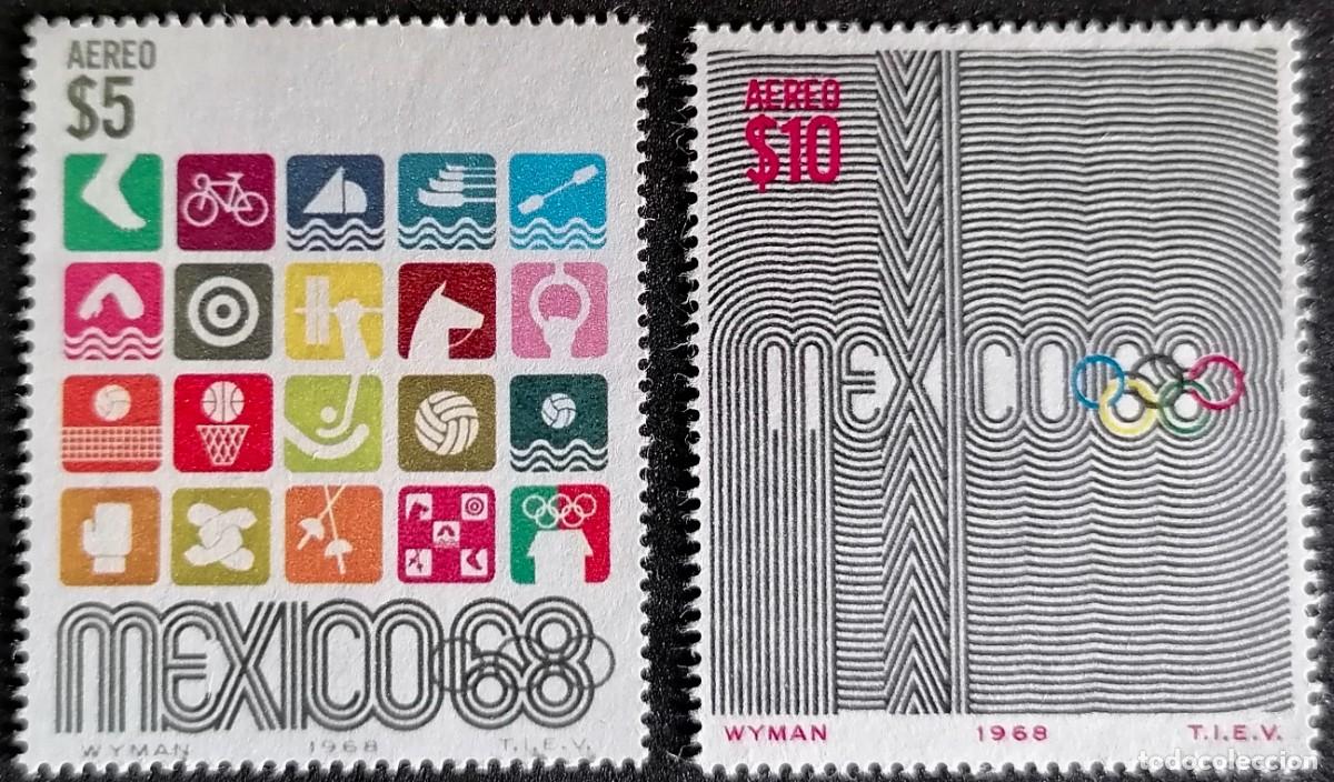 Sellos: M&Eacute;XICO 1968 - JJ.OO.M&Eacute;XICO 68 - Foto 1