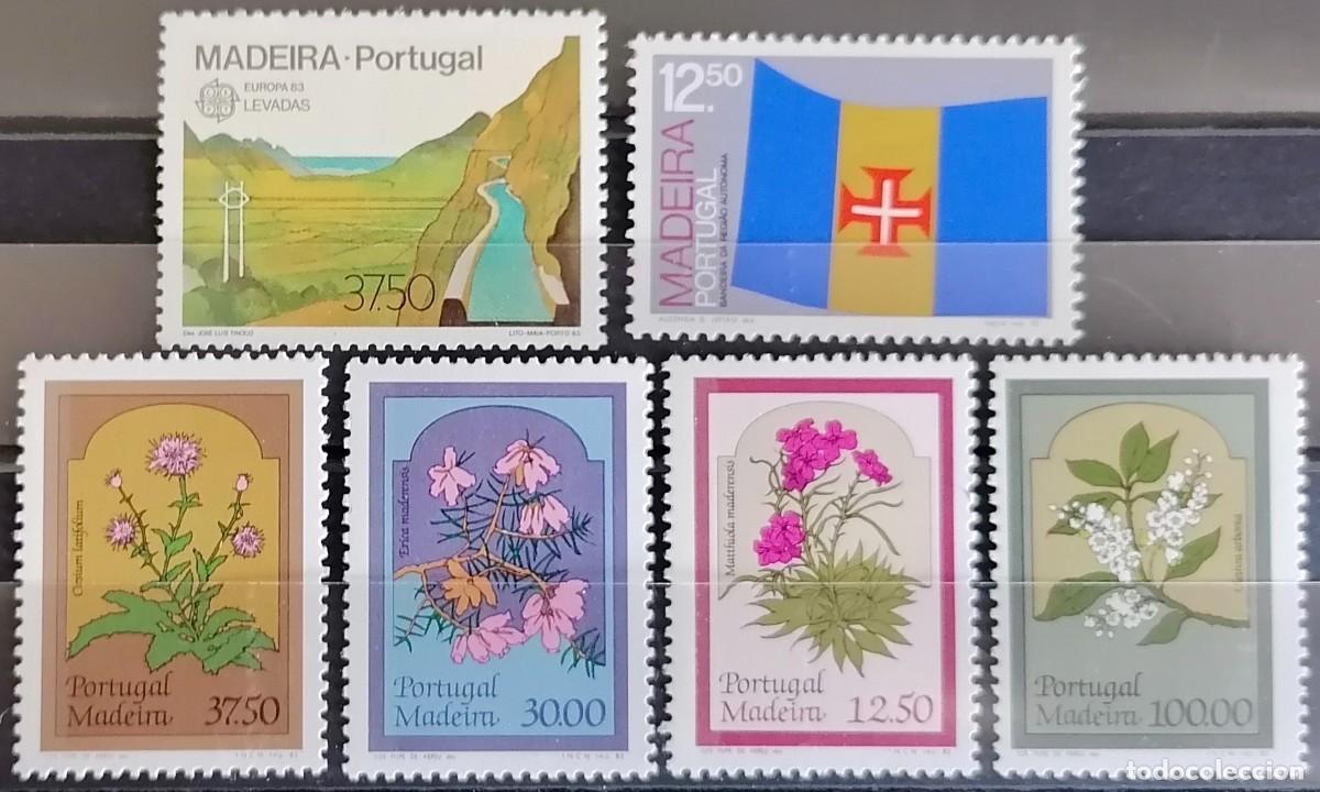 Sellos: MADEIRA 1983 - A&Ntilde;O COMPLETO . - Foto 1