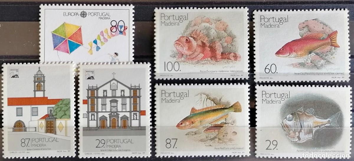 Sellos: MADEIRA 1989 - A&Ntilde;O COMPLETO - SIN HB . - Foto 1
