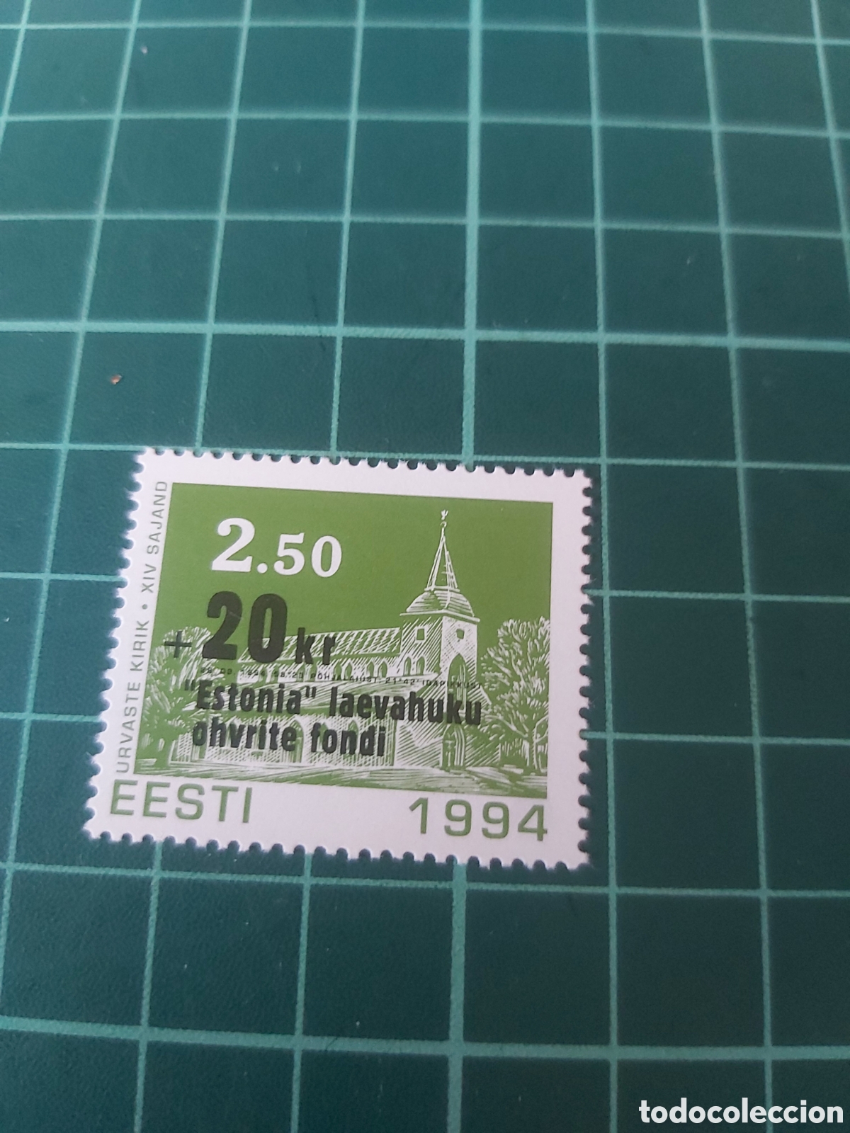 Sellos: Sobrecarga EESTI Estonia yvert 274 1994 - Foto 1