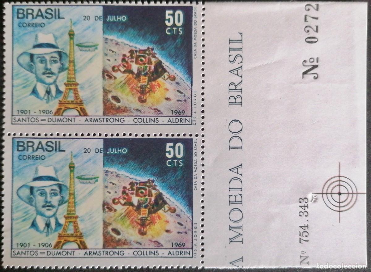 Sellos: BRASIL 1969 - SEMANA DE LA AVIACI&Oacute;N . - Foto 1