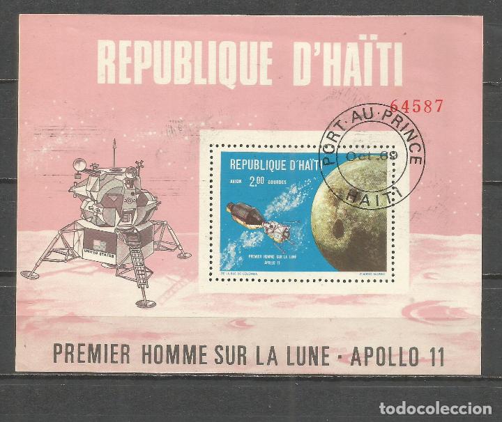 Sellos: HAITI HOJA BLOQUE YVERT NUM. 29 MATASELLADA - Foto 1