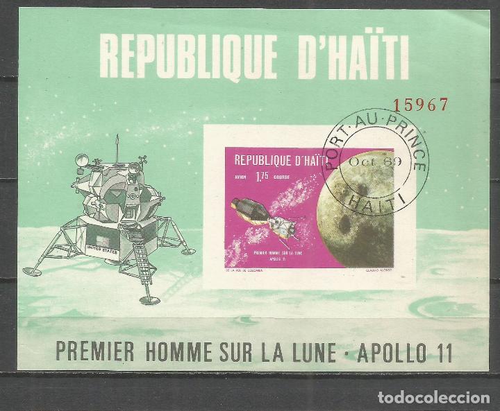 Sellos: HAITI HOJA BLOQUE YVERT NUM. 30 MATASELLADA - Foto 1