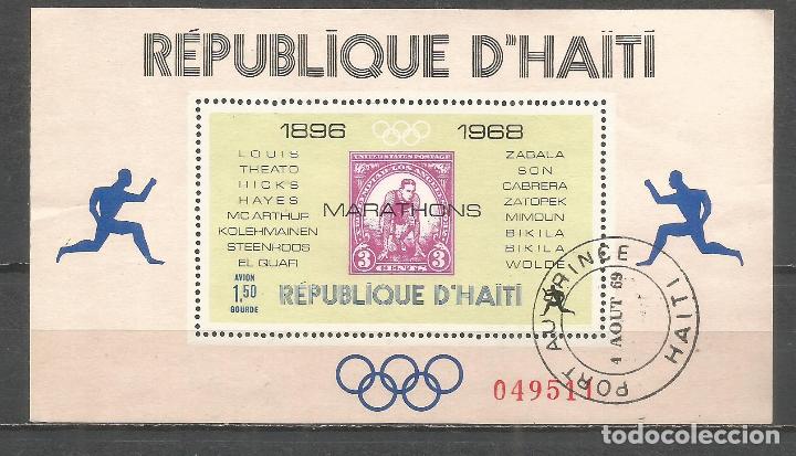 Sellos: HAITI HOJA BLOQUE YVERT NUM. 26 USADA - Foto 1
