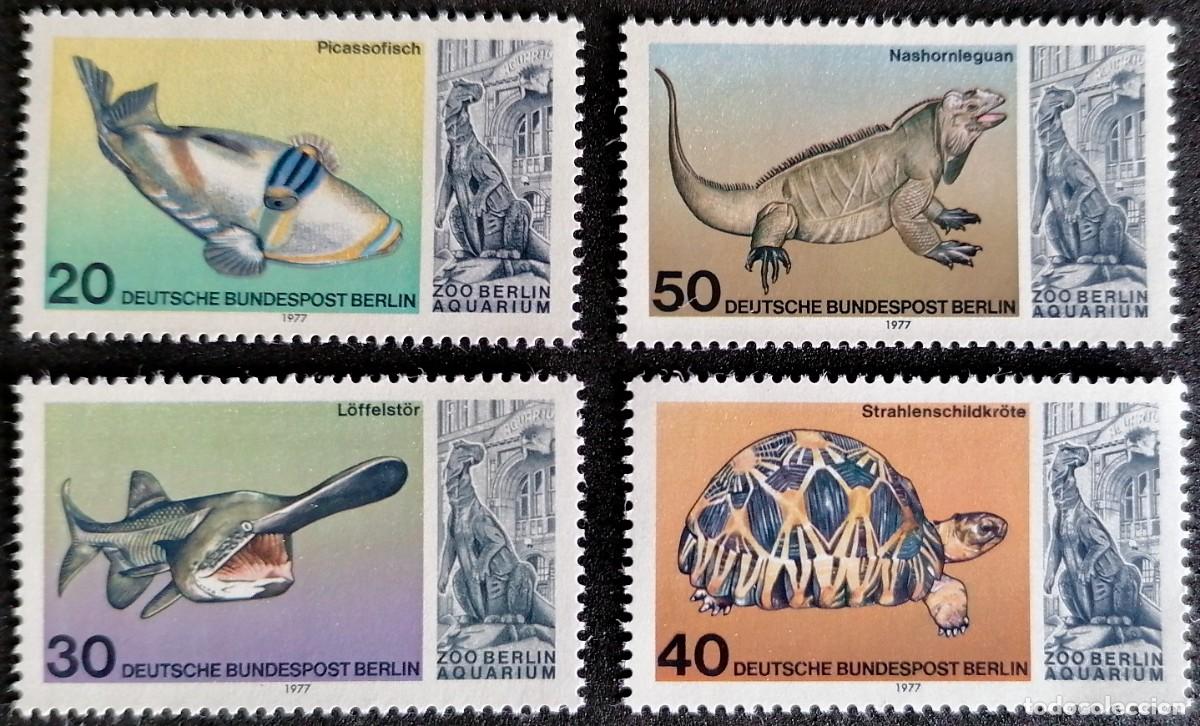 Sellos: BERL&Iacute;N 1977 - FAUNA . - Foto 1