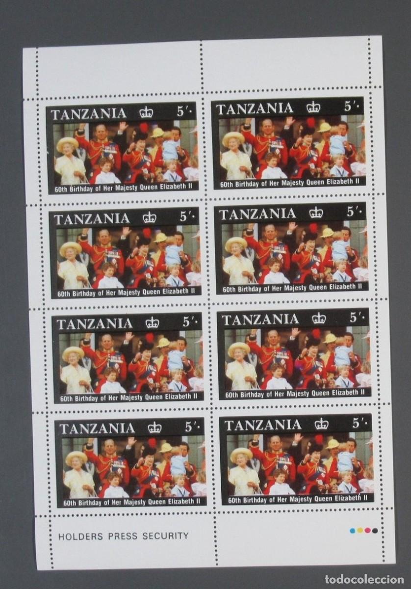 Sellos: Bloque de sellos &rdquo;REALEZA BRIT&Aacute;NICA&rdquo; - Foto 1