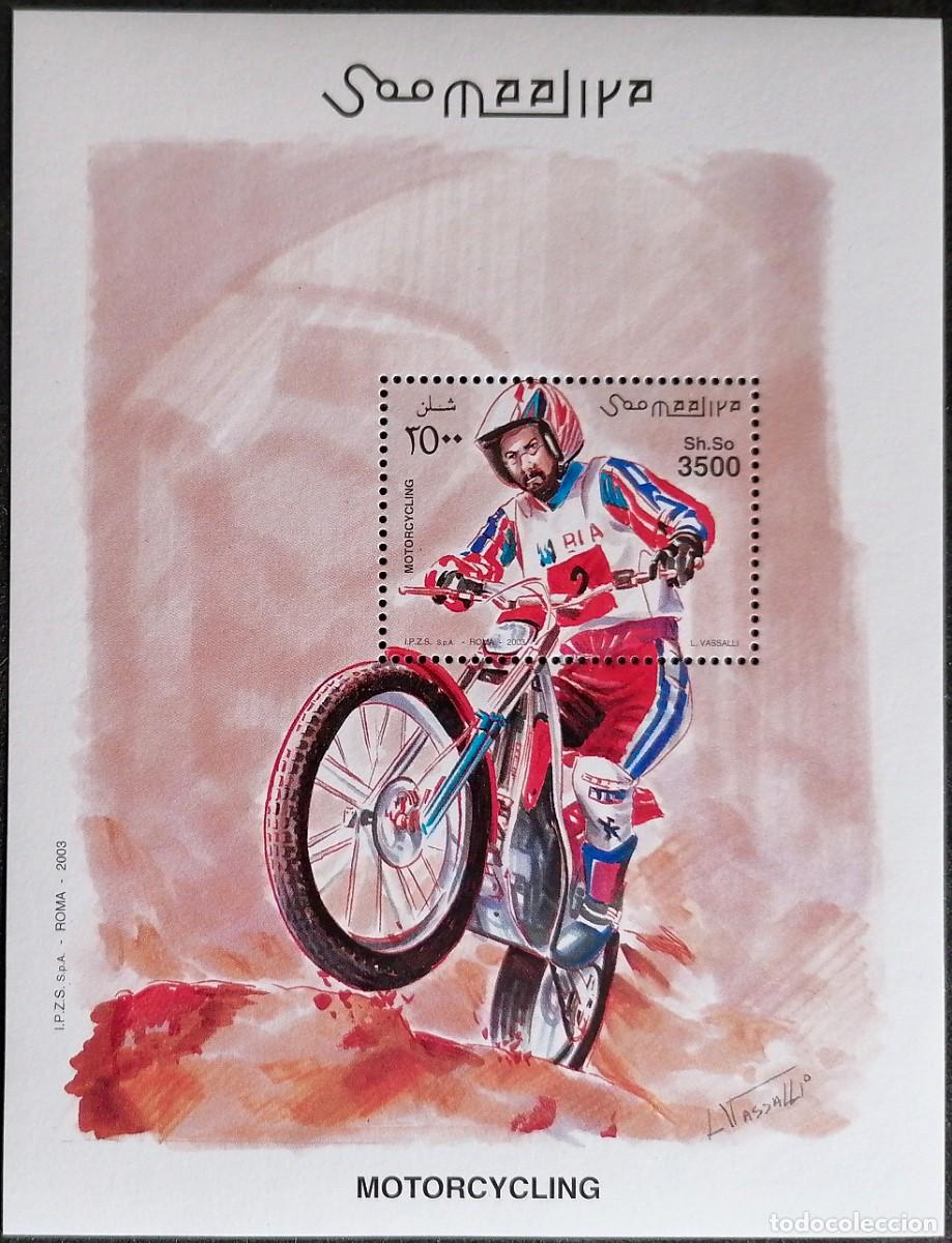 Sellos: SOMALIA 2003 - HB MOTOCROSS . - Foto 1