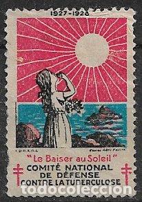 Sellos: VI&Ntilde;ETAS, Protuberculosos, Francia, 1927 Beneficios del Sol (*) - Foto 1