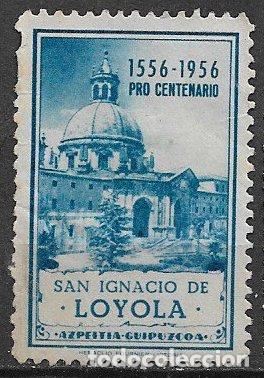 Sellos: VI&Ntilde;ETAS, 1956 Pro Centenario de San Ignacio de Loyola (*) - Foto 1