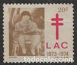 Stamps: VI&Ntilde;ETAS, Protuberculosos, 1973/74 LAC 20 c. (*)