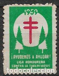 Sellos: VI&Ntilde;ETAS, Protuberculosos, 1959 Honduras (*) - Foto 1