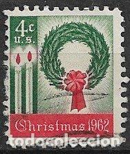 Stamps: VI&Ntilde;ETAS, Protuberculosos, EEUU 1962 Feliz Navidad, 4 c. (o)
