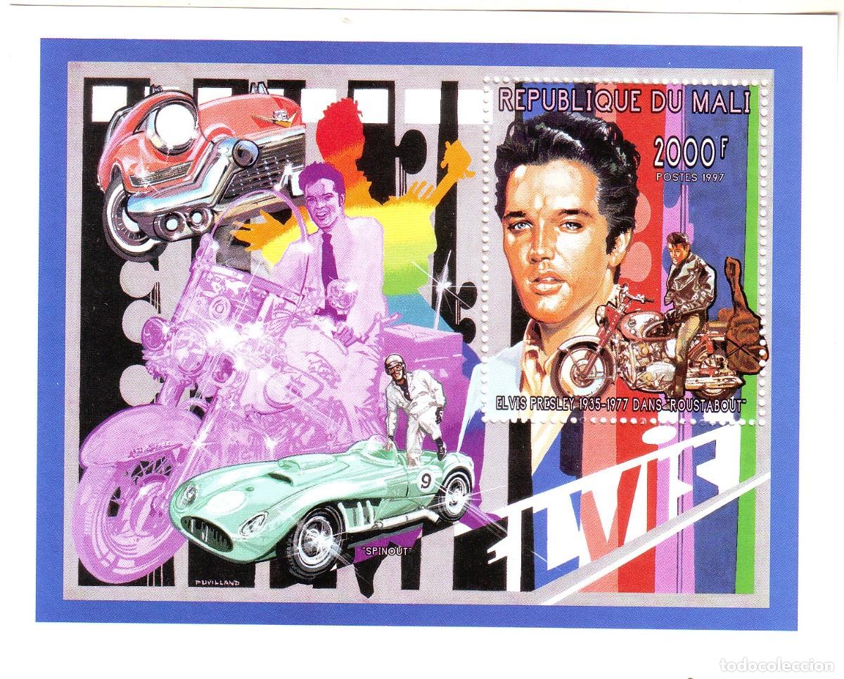 Sellos: HOJA DE ELVIS PRESLEY REPUBLICA DE MALI - Foto 1